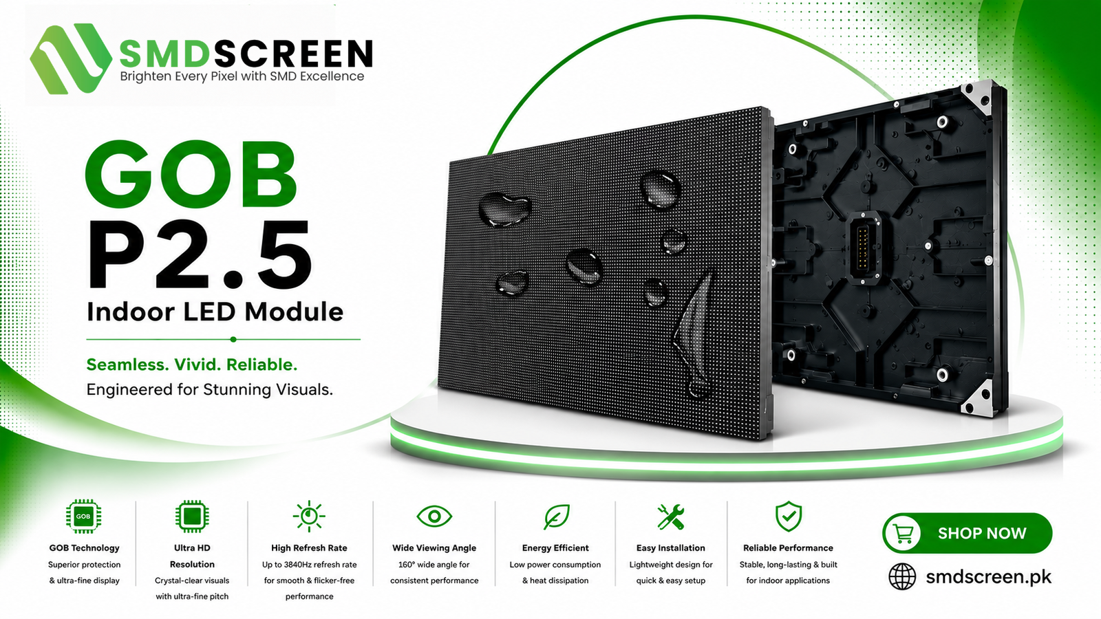 GOB P2.5 Indoor LED Module