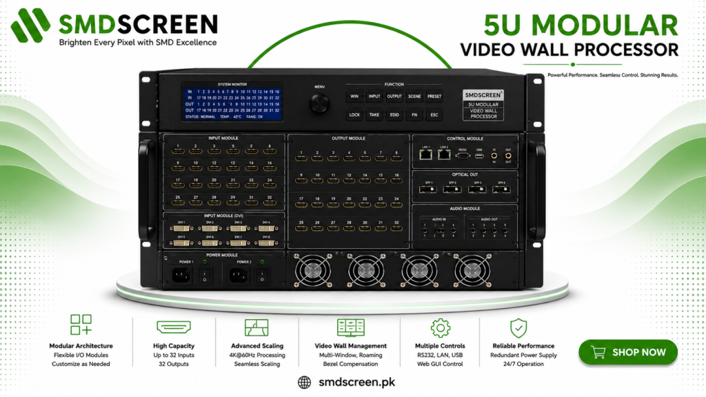 5U Modular Video Wall Processor