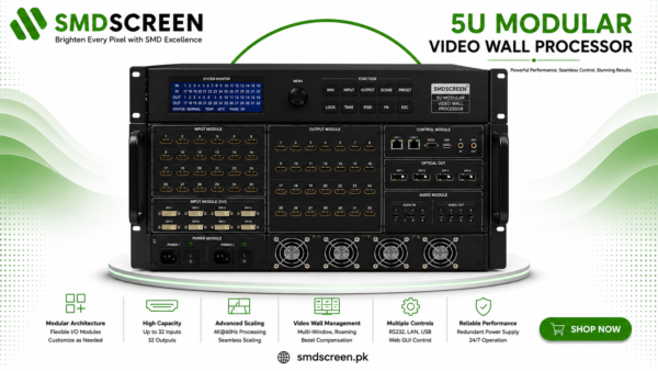 5U Modular Video Wall Processor