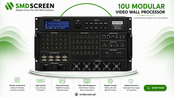 10U Modular Video Wall Processor