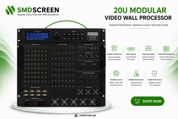 20U Modular Video Wall Processor